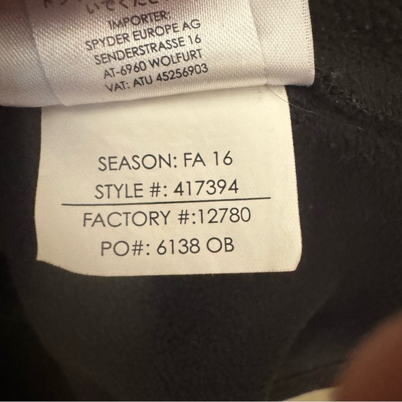 SPYDER Bandit Half Zip Fleece Sweater Jacket Black Pullover Outdoor Activewear - Picture 12 of 13